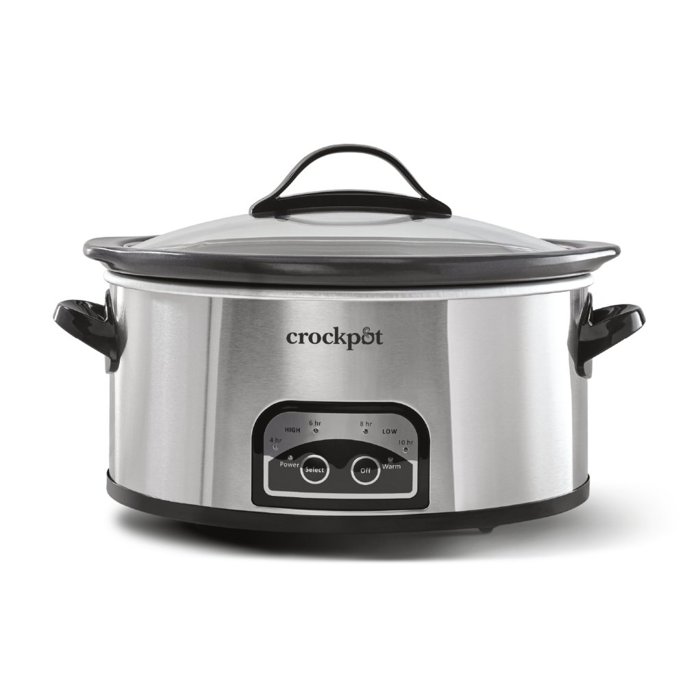 Crockpot Slow Cooker, Removable Easy-Clean Ceramic Bowl