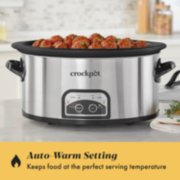 auto-warm setting keeps food at the perfect serving temperature slow cooker image number 2