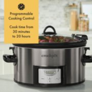 programmable cooking control cook time from 30 minutes to 20 hours slow cooker image number 3