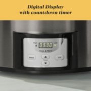 digital display with countdown timer slow cooker image number 4