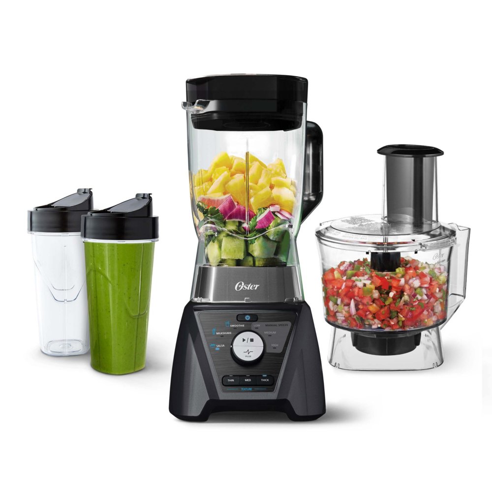 Oster 3-in-1 Kitchen System Blender Food Processor Combo With 1200