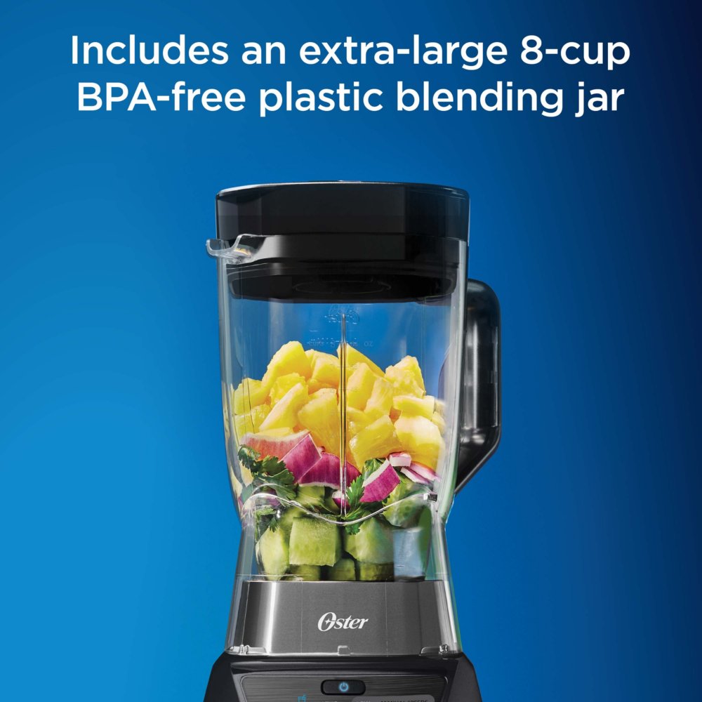 Oster - 2-in-1 Blender System with Blend-n-Go Cup - Gray