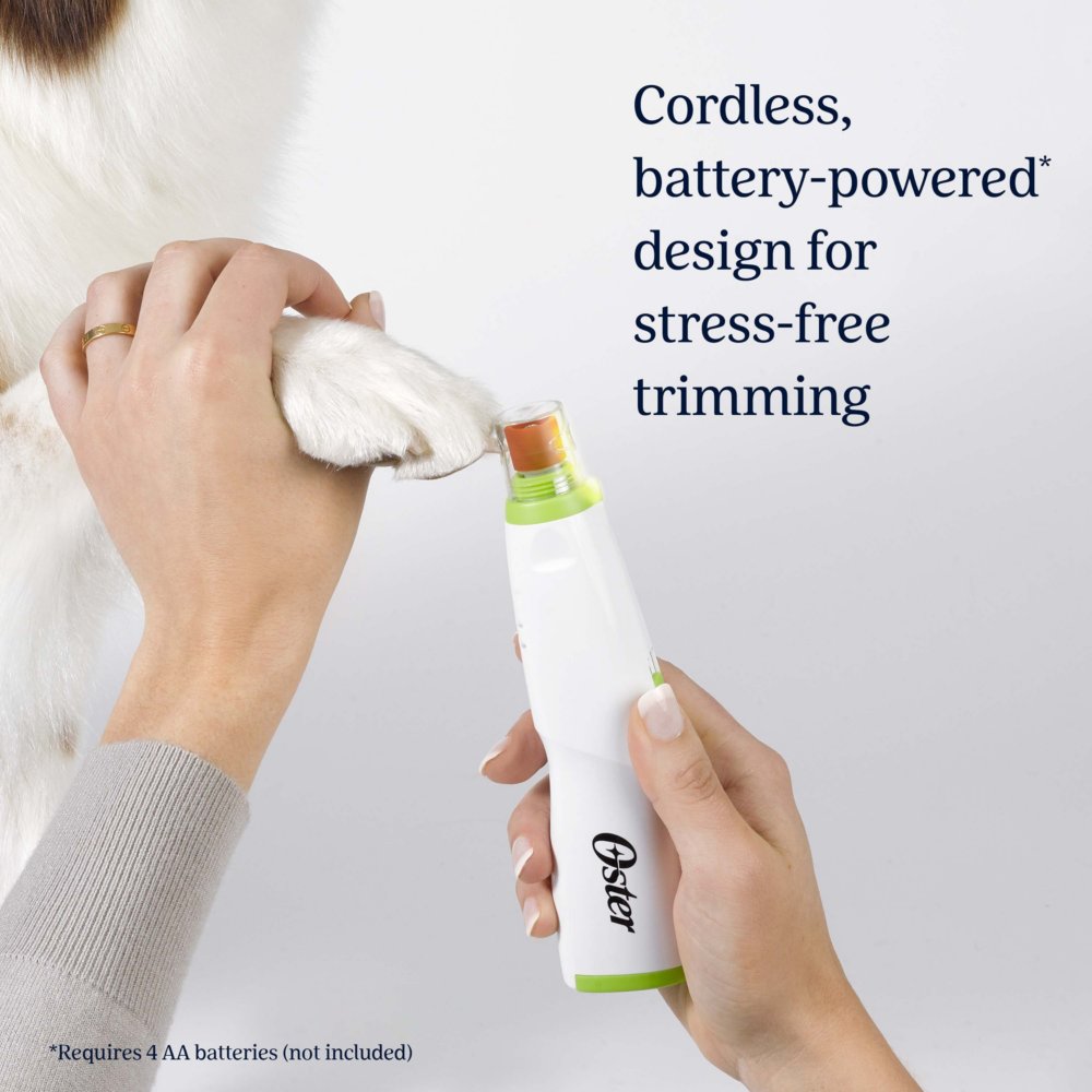 Battery operated dog outlet nail trimmer