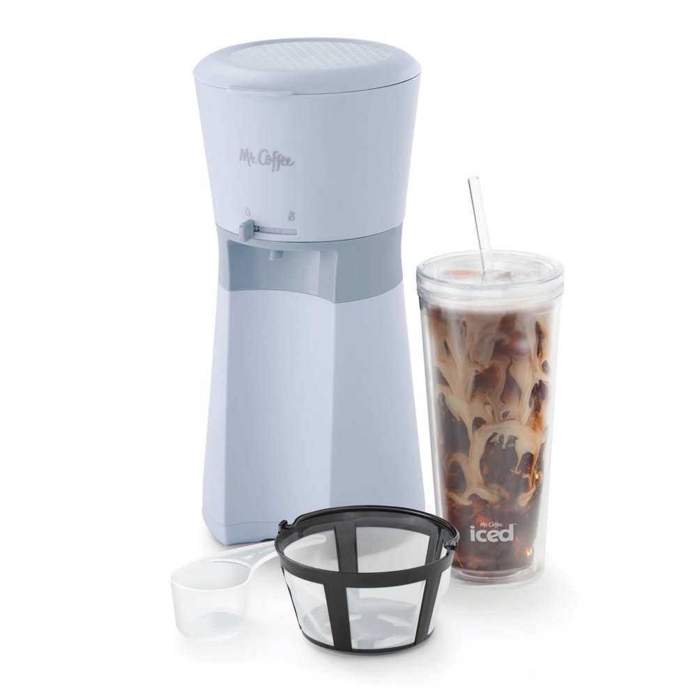 Mr. Coffee Iced Coffee Maker with Reusable Tumbler and Coffee