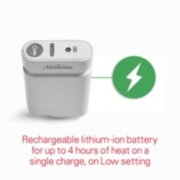 rechargable lithium ion battery for up to 4 hours of heat on a single charge on low setting image number 1