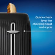 Oster® 2-Slice Toaster with Quick-Check Lever, Extra-Wide Slots, Impressions Collection, Black image number 1