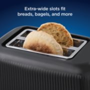 Oster® 2-Slice Toaster with Quick-Check Lever, Extra-Wide Slots, Impressions Collection, Black image number 2