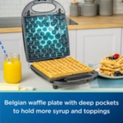 Oster® DiamondForce™ 2-in-1 Grill with Interchangeable Grill & Waffle Plates image number 2