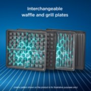 Oster® DiamondForce™ 2-in-1 Grill with Interchangeable Grill & Waffle Plates image number 4