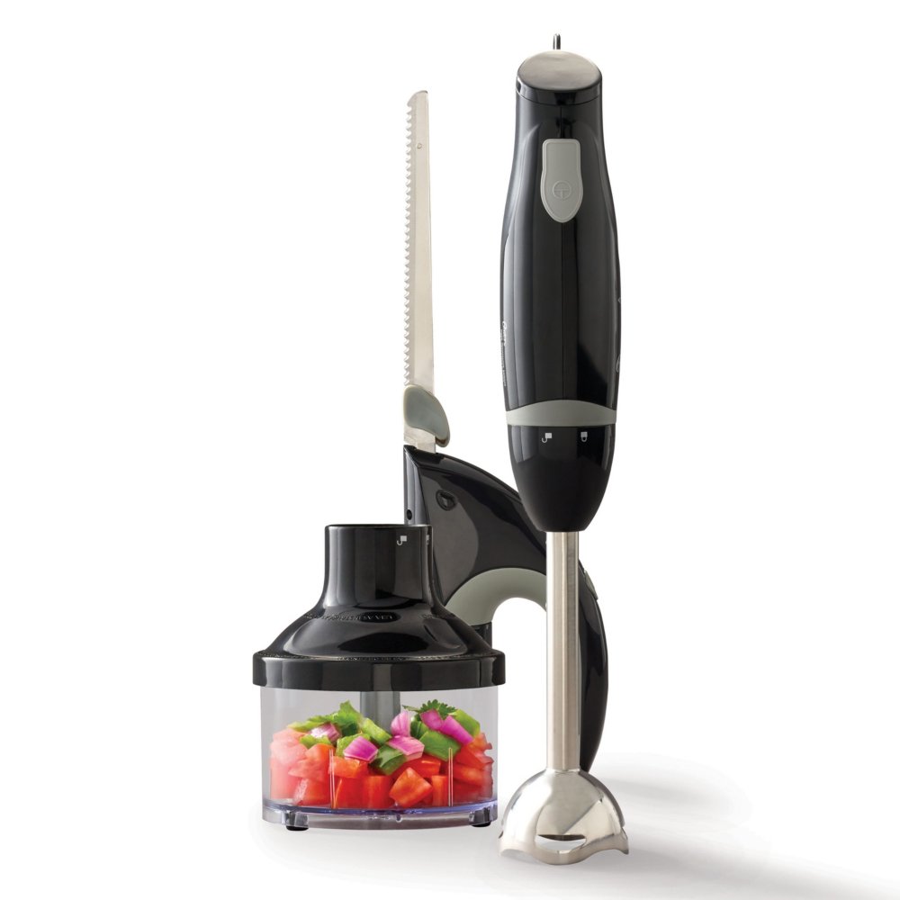 Oster Food Prep Kit with Immersion Blender, Electric Knife, and 2