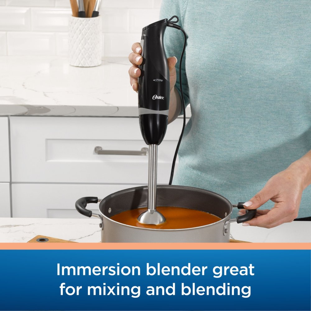 Immersion Hand Blender with Whisk Attachment Measuring Cup & Chopper Mixed Capacity