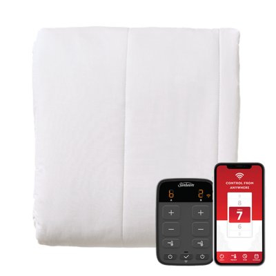 Polyester Wi-Fi Connected Heated Mattress Pad