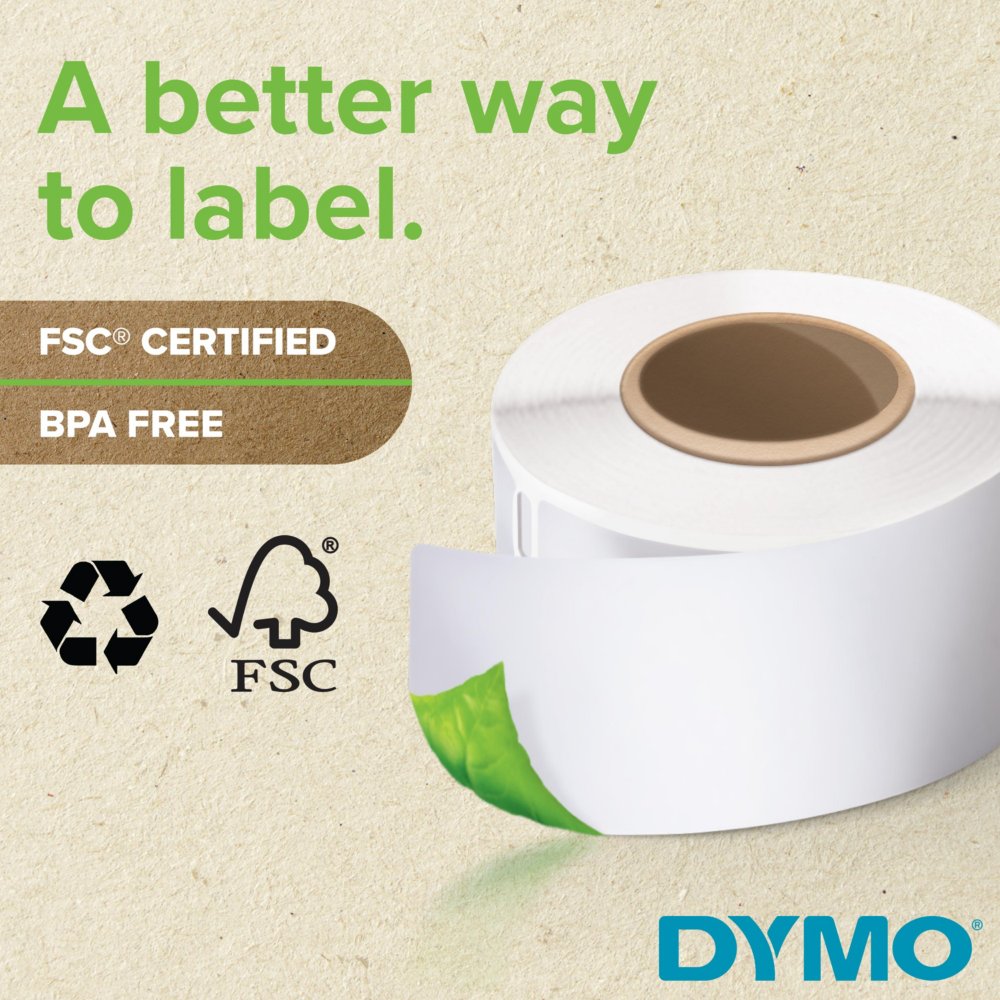Dymo 11355 / S0722550 compatible labels, 19x51mm, 500 labels, removable