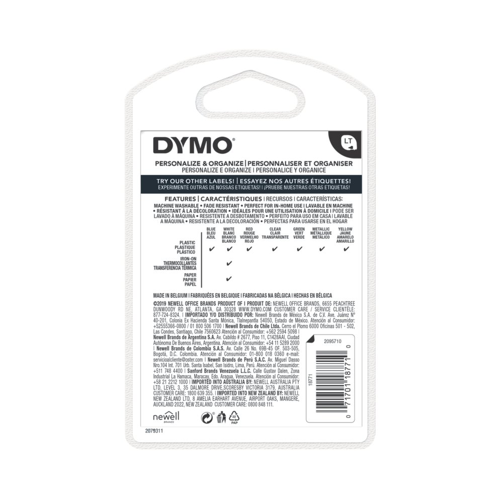 DYMO LetraTag Iron-On Fabric Labels | Dymo