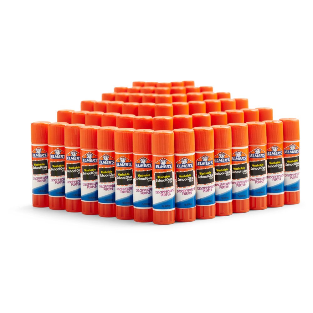 Elmer's Disappearing Washable School Glue Sticks 30 pack only $6.99 (53%  off)