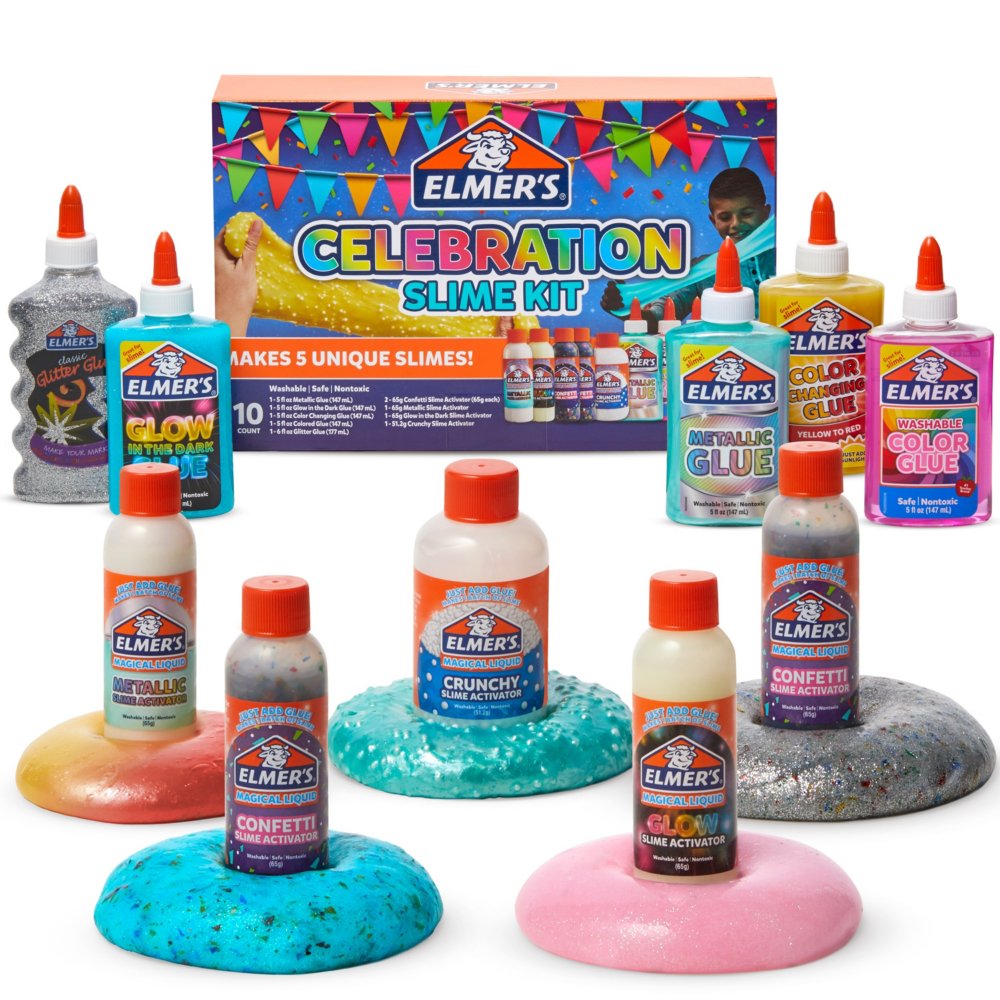 Elmer's Slime Kit W/Magical Liquid-Glow In The Dark, 1 count - Fry's Food  Stores