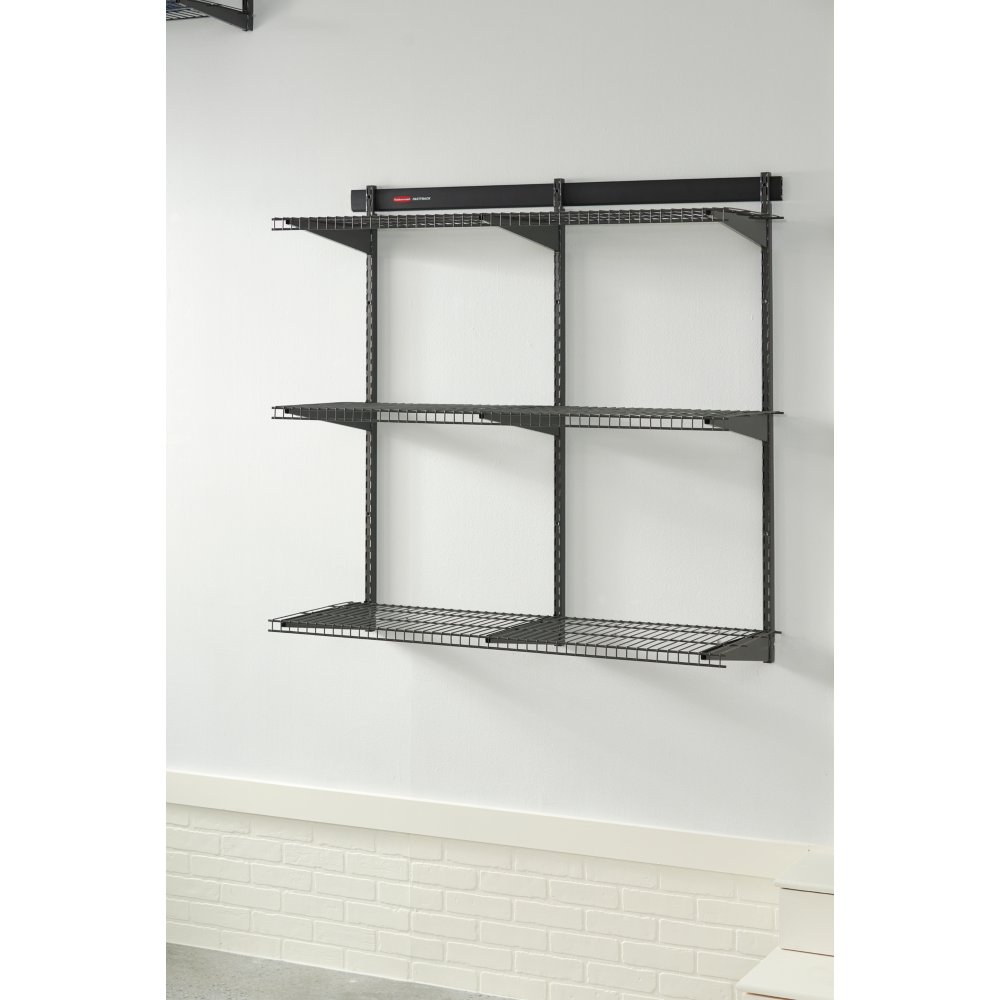 FastTrack® Rail Garage Shelf Bracket with Speed Clips Rubbermaid
