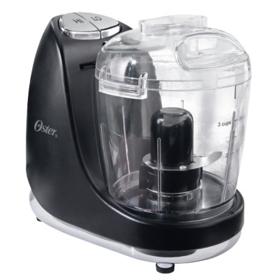 Oster® 3-Cup Mini Food Chopper with Whisk, Black