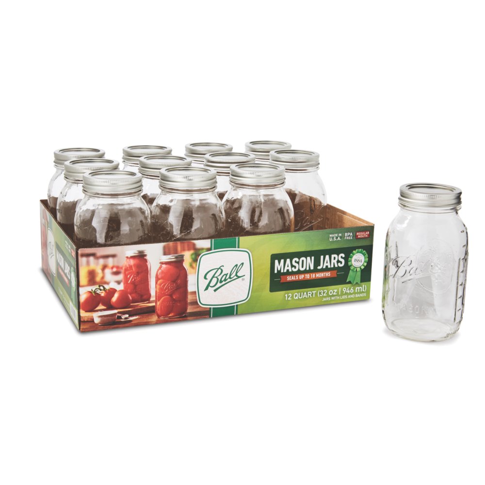 Ball® Mason Jars & Lids, Regular Mouth Ball