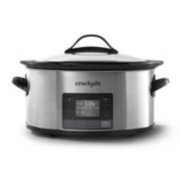 Crockpot™ 6-Quart Slow Cooker with MyTime™ Technology, Programmable Slow Cooker, Stainless Steel image number 0
