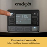 Crockpot™ 6-Quart Slow Cooker with MyTime™ Technology, Programmable Slow Cooker, Stainless Steel image number 2