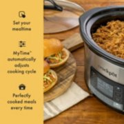 Crockpot™ 6-Quart Slow Cooker with MyTime™ Technology, Programmable Slow Cooker, Stainless Steel image number 3