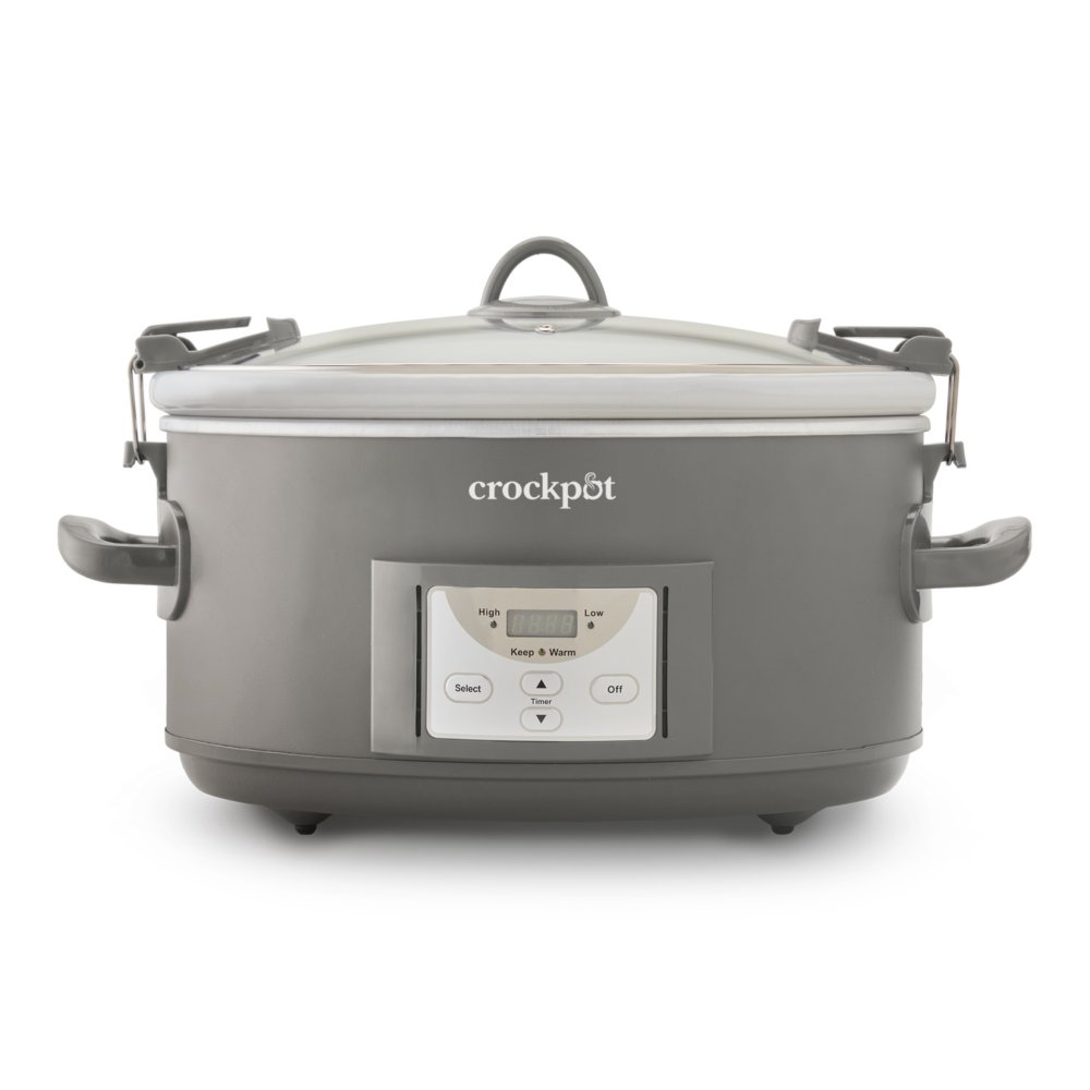 Crock-Pot® Manual 3-Quart Slow Cooker, Silver