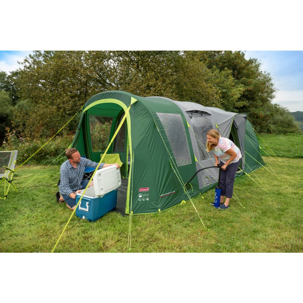 Valdes Deluxe 4XL BlackOut Air Tent Coleman UK