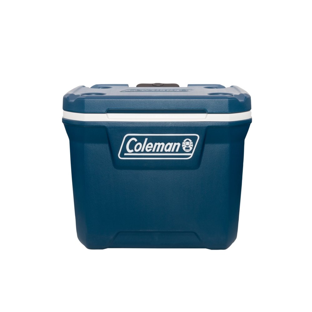 Coleman cooler store box with wheels