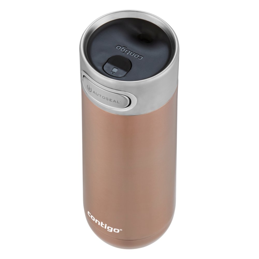 Contigo 16 Oz Luxe Autoseal Vacuum-insulated Coffee Travel Mug Spill-proof  with Stainless Steel Thermalock Double-wall Insulation, Merlot 