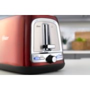 Oster® 2-Slice Toaster with Advanced Toast Technology, Candy Apple Red image number 4
