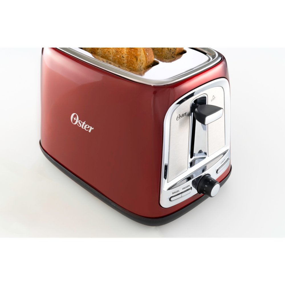 Oster TSSTTRJB0T 2-Slice Toaster with Extra Wide Slots Metallic