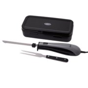 Oster® Electric Knife with Carving Fork & Storage Case, Grey image number 0
