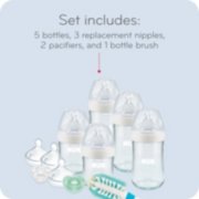 simply natural baby bottle gift set image number 1