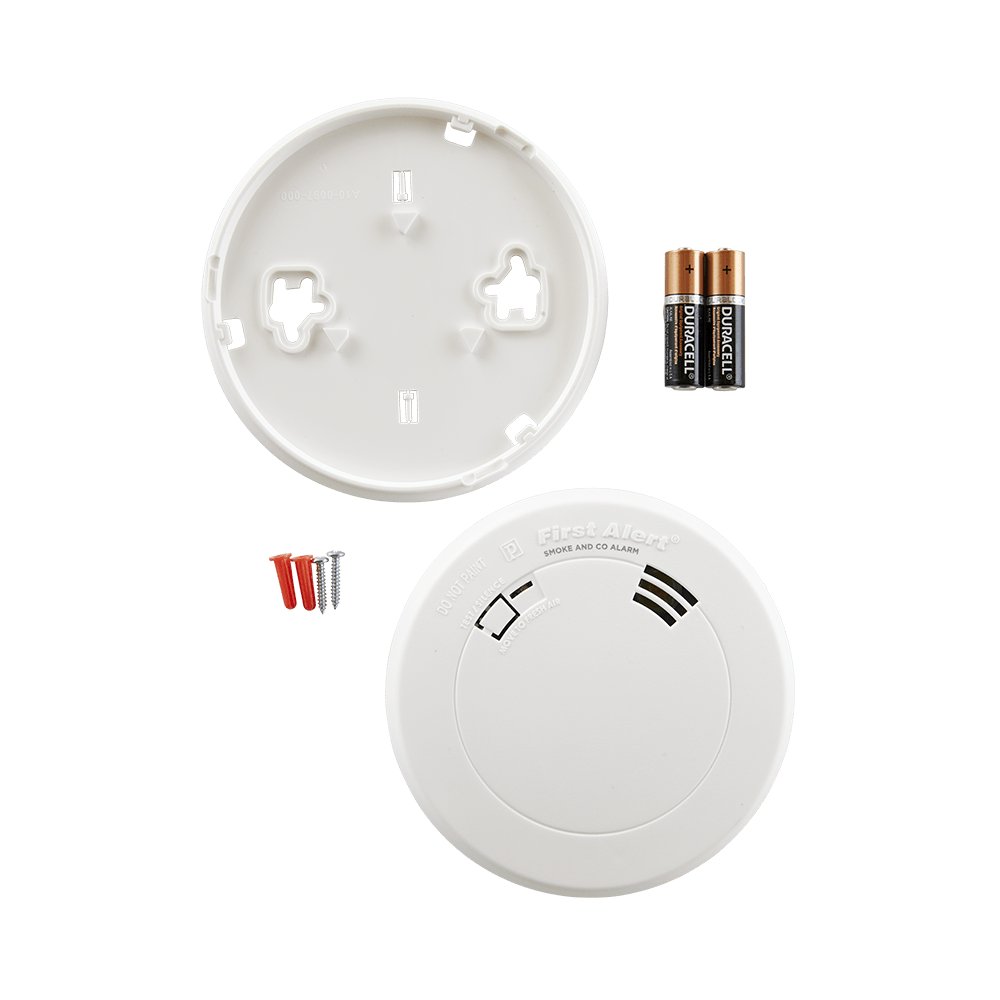 Smoke Carbon Monoxide Alarm With Voice And Location Battery Operated