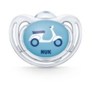 nuk airflow silicone pacifier in freestyle boy vespa front view image number 7