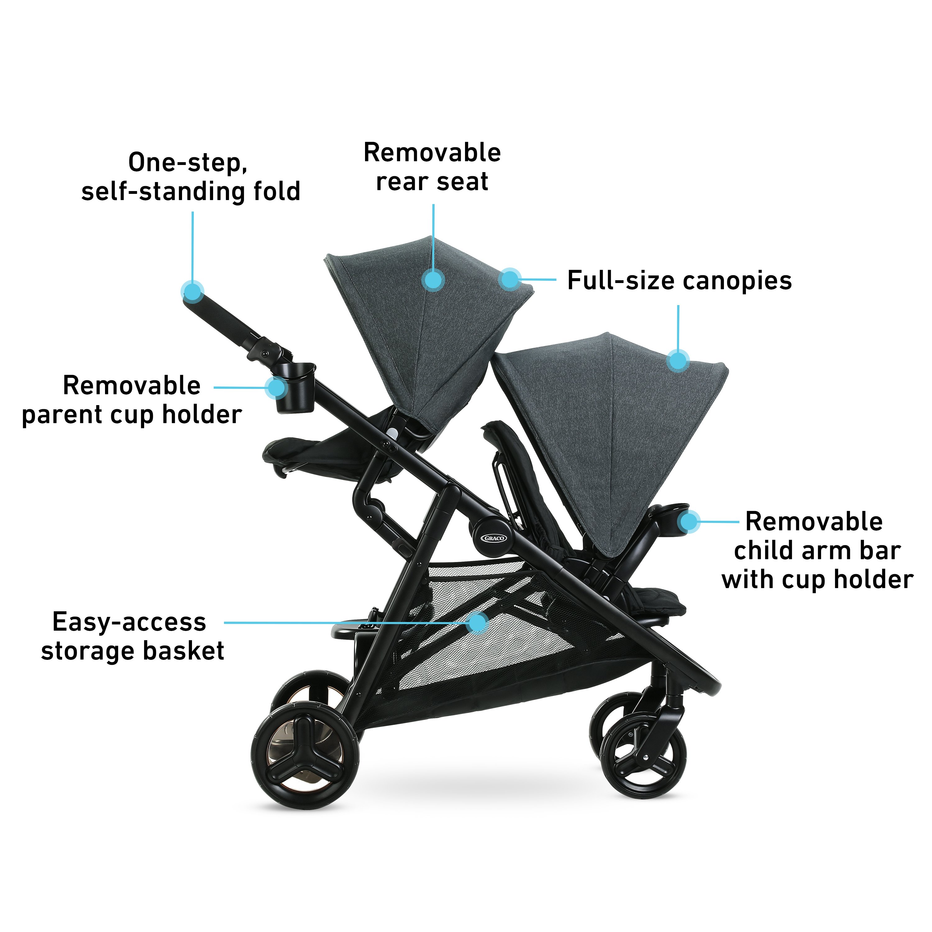 double stroller graco ready to grow