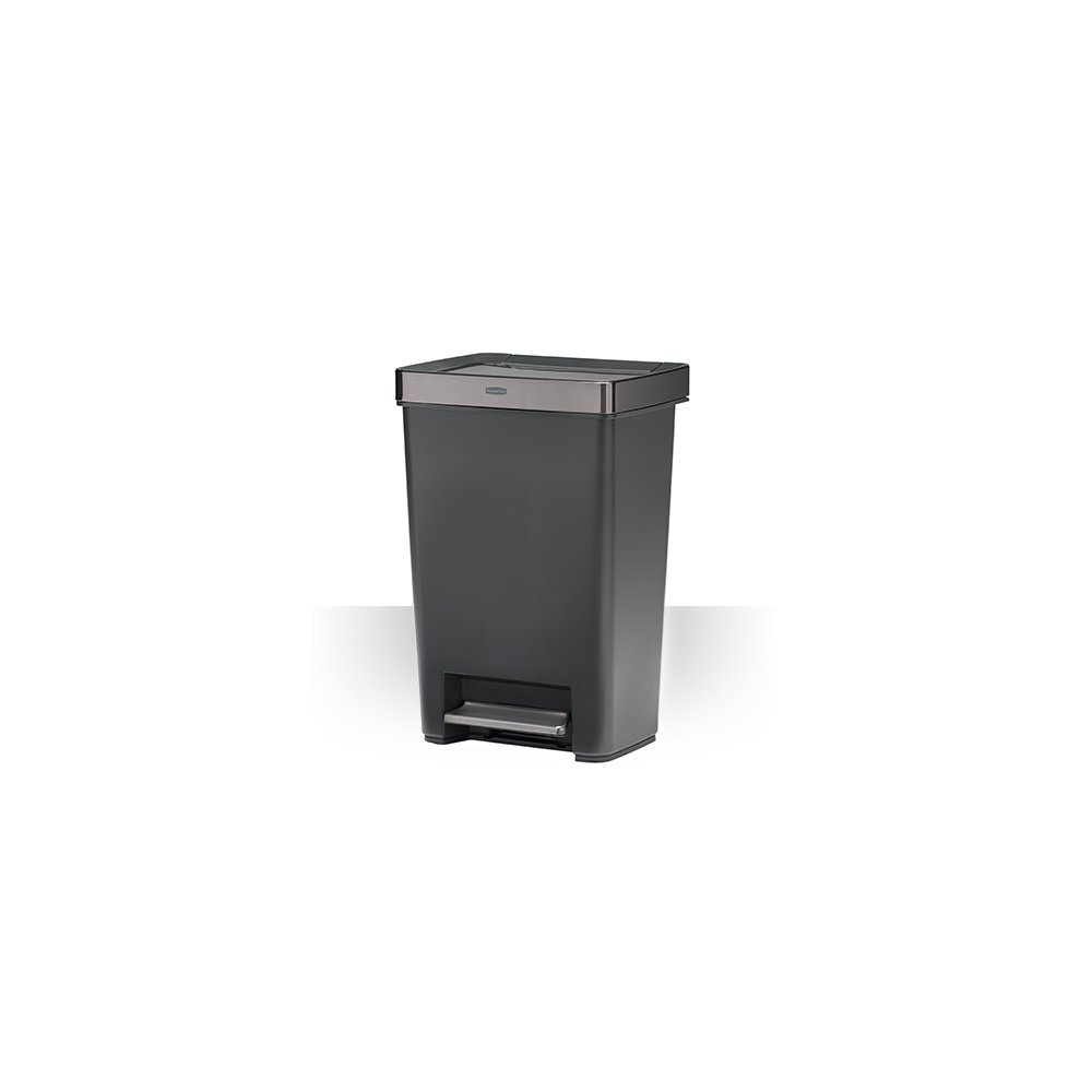 Rubbermaid Premier Series III Indoor Step-On Trash Can with Lid