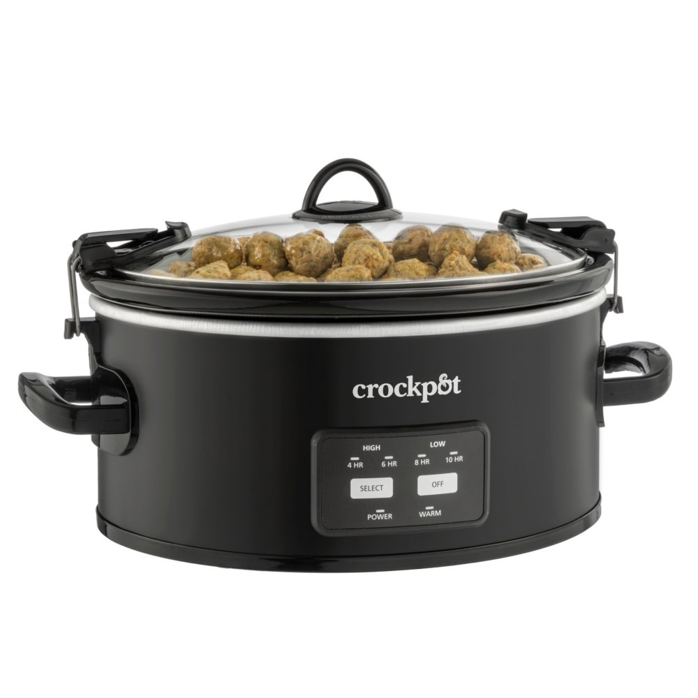 Crock-Pot® One-Touch Control 6-Quart Cook & Carry Slow Cooker