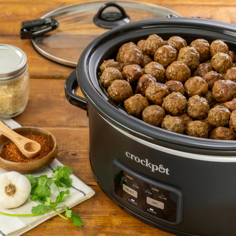 Rival SCCPVP400-S 4 qt. Oval Smart Pot Slow Cooker