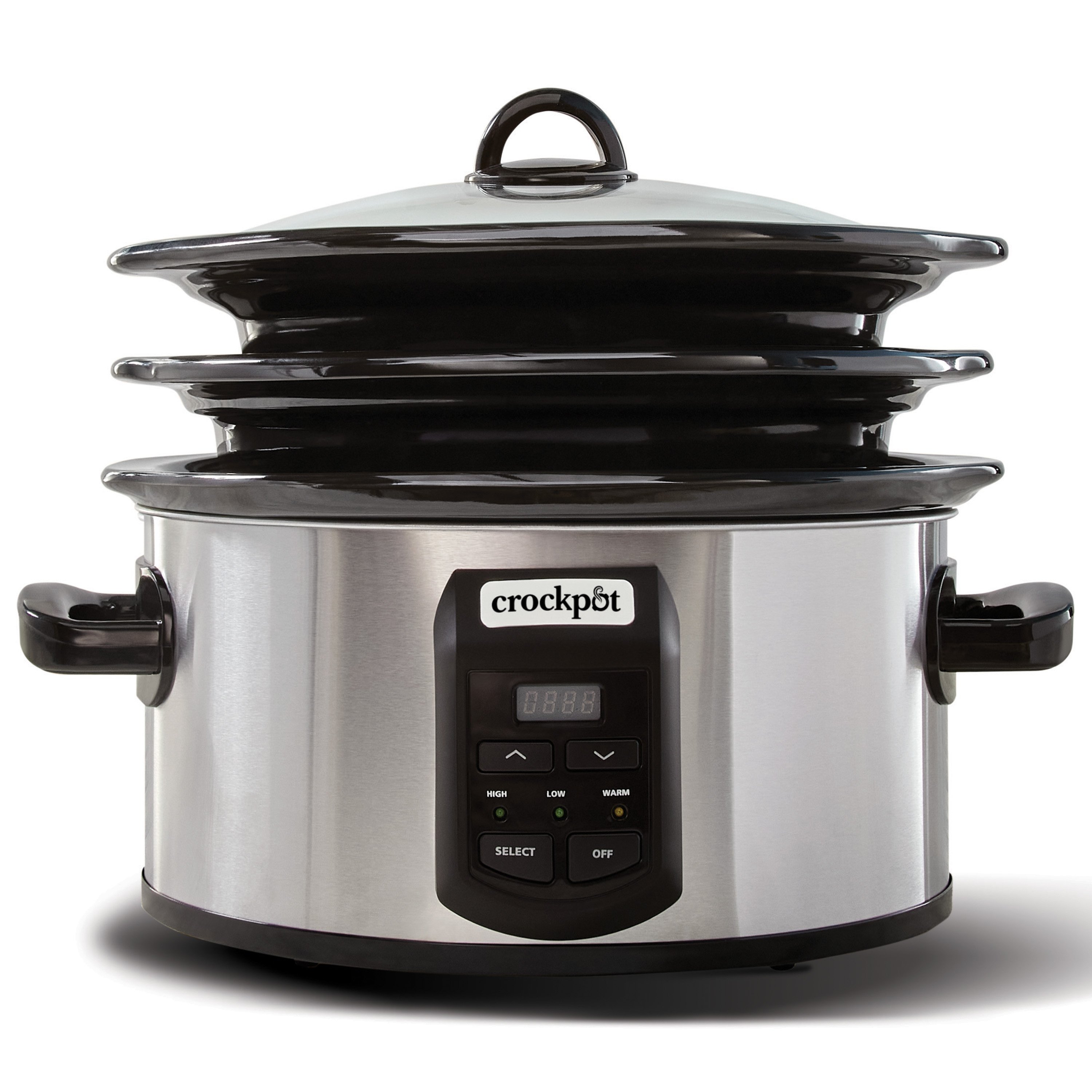 Home And Garden Crock Pot Choose A Crock Programmable Slow Cooker Sccpvs642s 033 Small Kitchen 