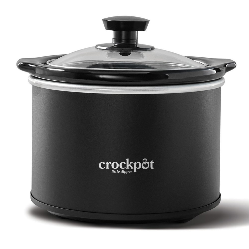 crock-pot 1/2 quart round Manual slow cooker black