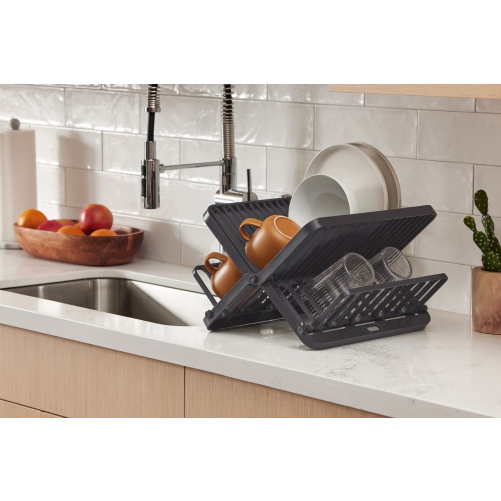  Rubbermaid Sink Set with Dish Drying Rack, Drainboard