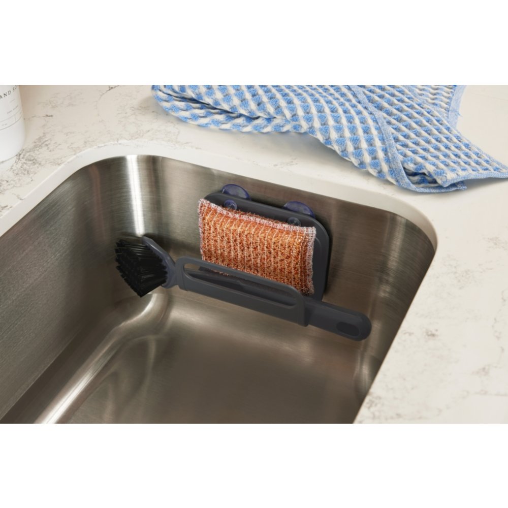 Rubbermaid Antimicrobial Sink Mat, Raven Grey