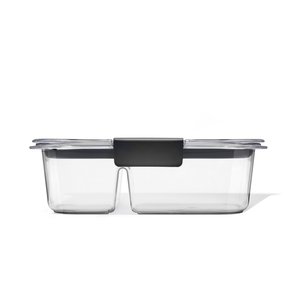 Rubbermaid® Brilliance™ Meal Prep Containers, 2-Compartment Food