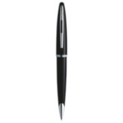 A Carene ballpoint pen with chrome trim stood upright. image number 0
