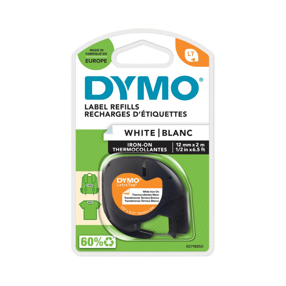 DYMO LetraTag Iron-On Fabric Labels