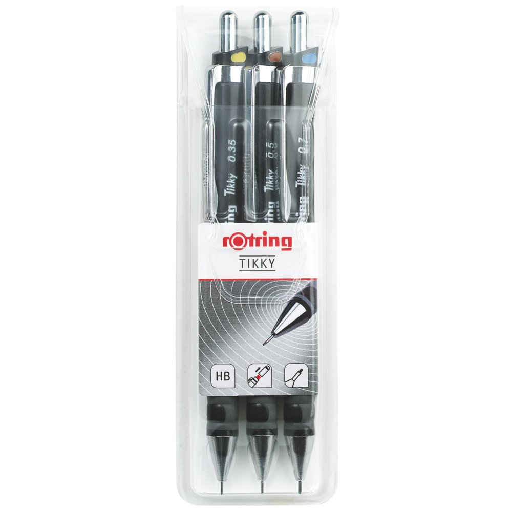  Rotring Tikky Mechanical Pencil 0.7 mm Black With