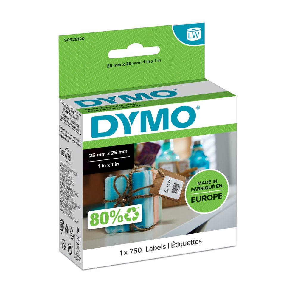 Dymo 30347 Rhino LW Book Spine Labels 1 x 1 1/2