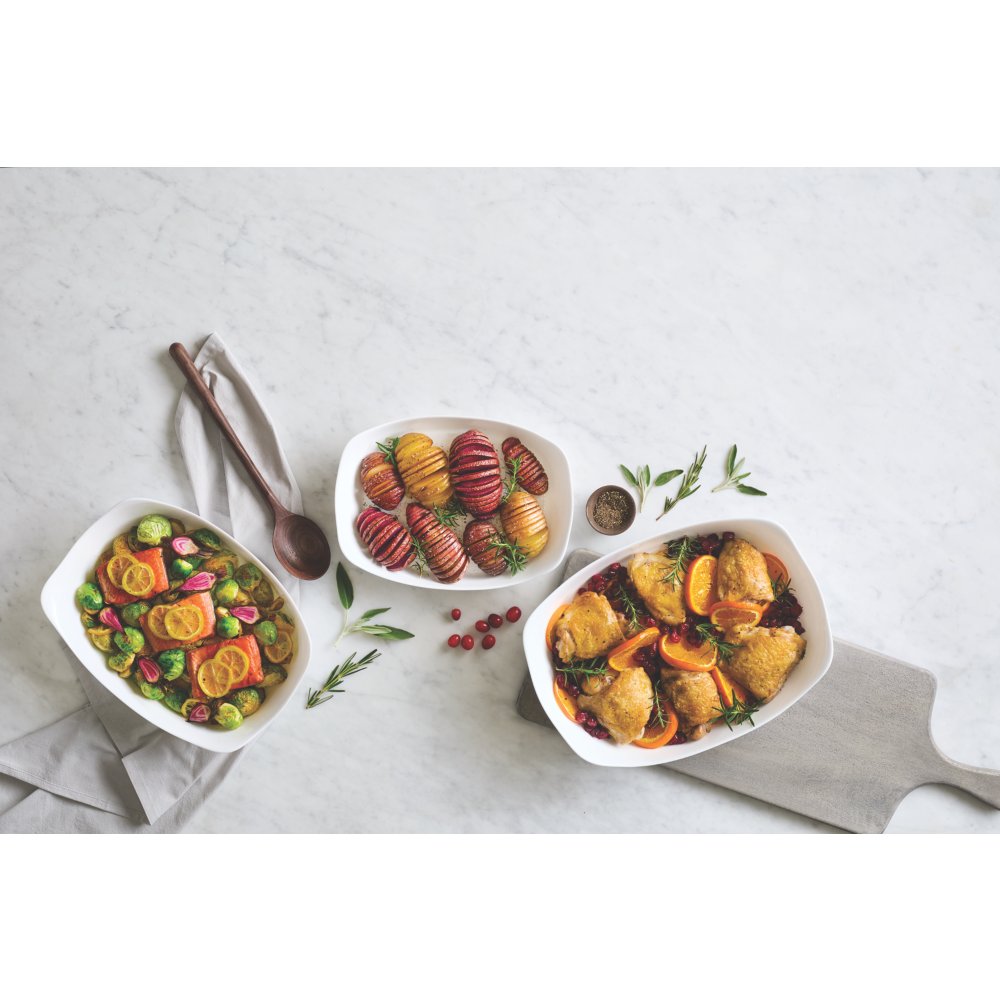 Rubbermaid DuraLite Glass Bakeware, 2-Piece Set, Baking Dishes or Casserole  Dishes, 10 and 8 Square & Reviews